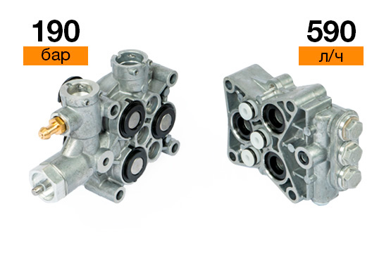 Электрический двигатель с медной обмоткой имеет высокий ресурс работы и выдает максимальную мощность 2400 Вт и увеличенный крутящий момент для стабильной работы мойки.